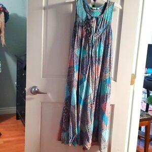 Gap midi boho dress xs